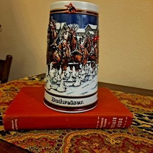 Vintage 1989 BUDWEISER Christmas Mug